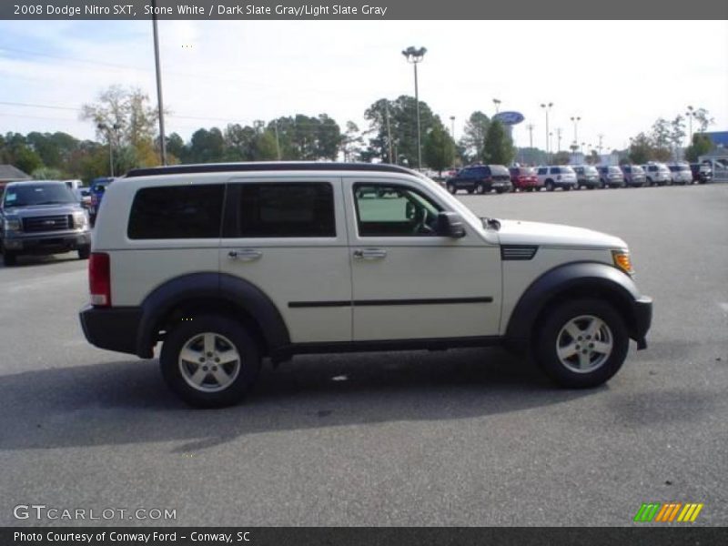 Stone White / Dark Slate Gray/Light Slate Gray 2008 Dodge Nitro SXT