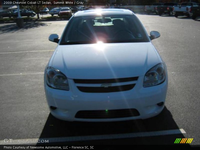 Summit White / Gray 2009 Chevrolet Cobalt LT Sedan