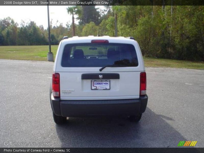 Stone White / Dark Slate Gray/Light Slate Gray 2008 Dodge Nitro SXT