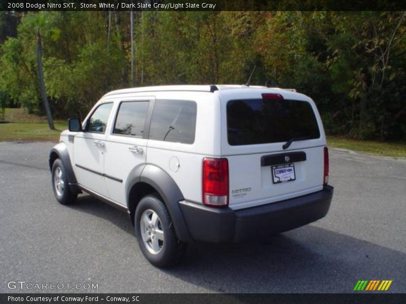 Stone White / Dark Slate Gray/Light Slate Gray 2008 Dodge Nitro SXT