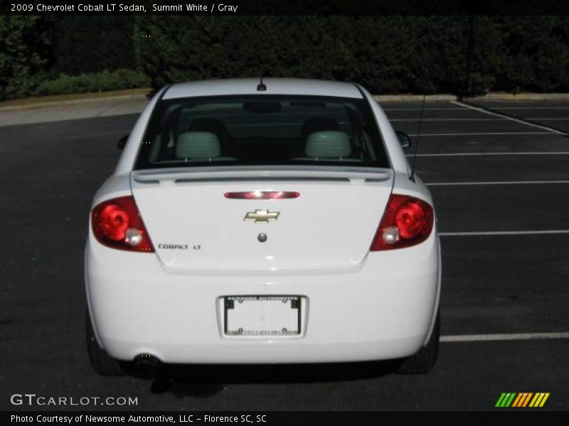 Summit White / Gray 2009 Chevrolet Cobalt LT Sedan
