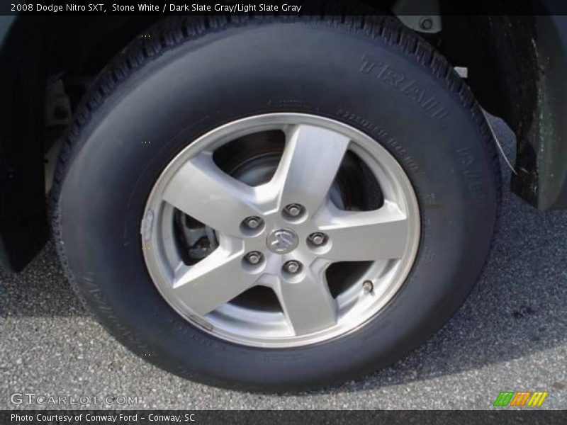 Stone White / Dark Slate Gray/Light Slate Gray 2008 Dodge Nitro SXT