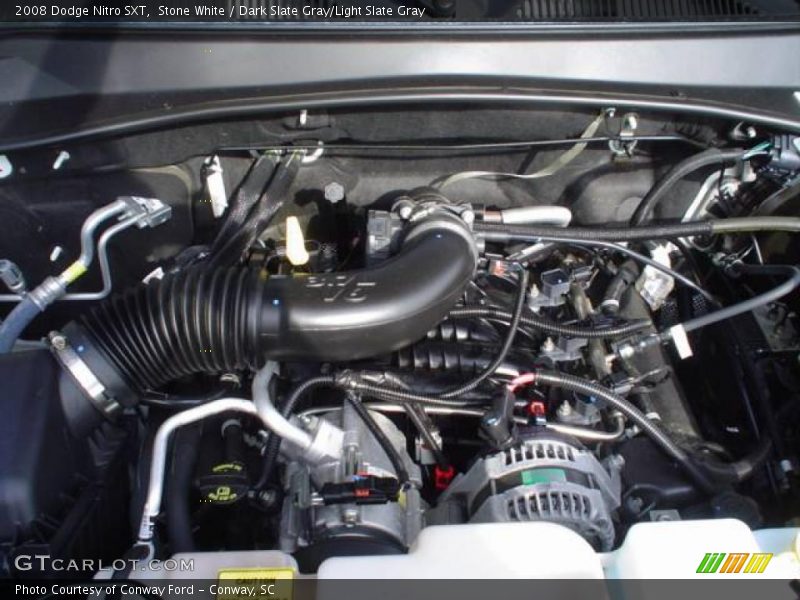 Stone White / Dark Slate Gray/Light Slate Gray 2008 Dodge Nitro SXT
