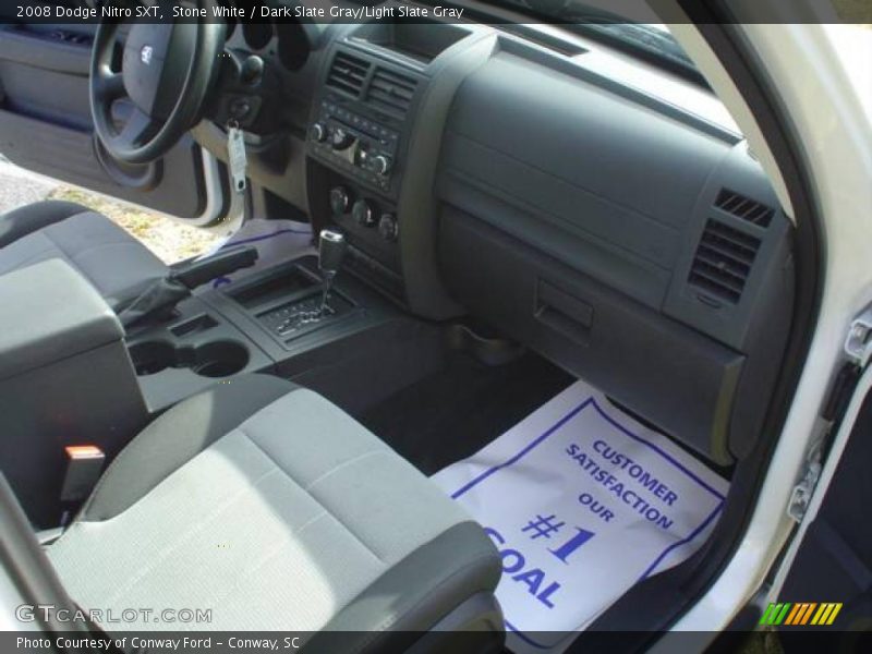 Stone White / Dark Slate Gray/Light Slate Gray 2008 Dodge Nitro SXT