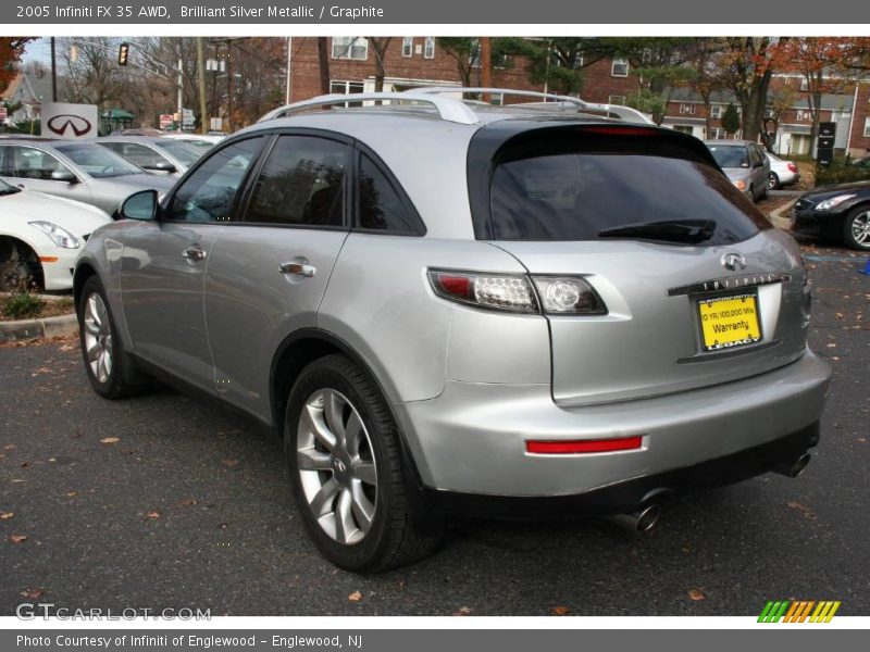 Brilliant Silver Metallic / Graphite 2005 Infiniti FX 35 AWD