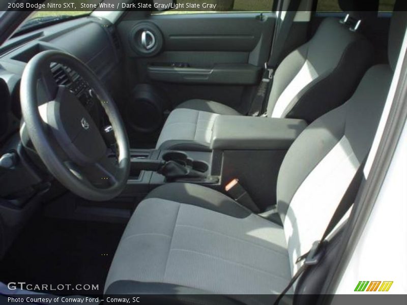 Stone White / Dark Slate Gray/Light Slate Gray 2008 Dodge Nitro SXT