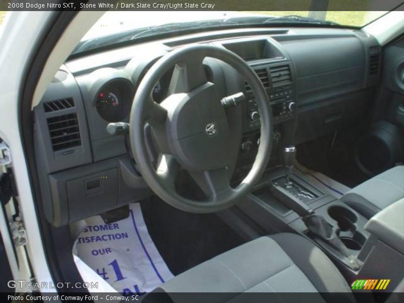 Stone White / Dark Slate Gray/Light Slate Gray 2008 Dodge Nitro SXT
