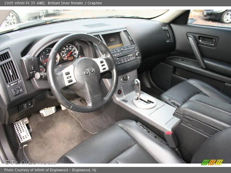 Brilliant Silver Metallic / Graphite 2005 Infiniti FX 35 AWD