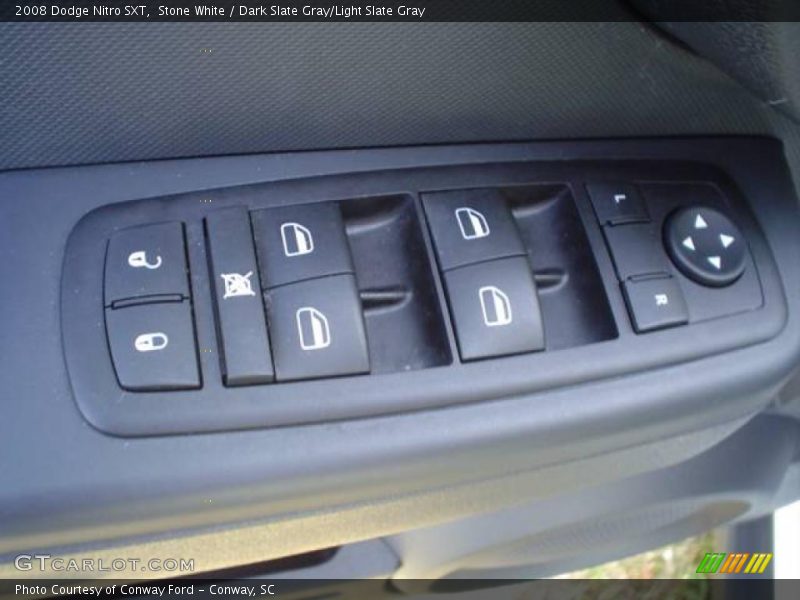 Stone White / Dark Slate Gray/Light Slate Gray 2008 Dodge Nitro SXT