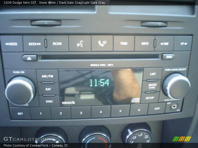 Stone White / Dark Slate Gray/Light Slate Gray 2008 Dodge Nitro SXT