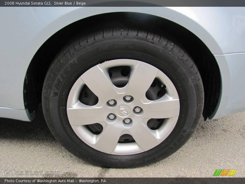 Silver Blue / Beige 2008 Hyundai Sonata GLS