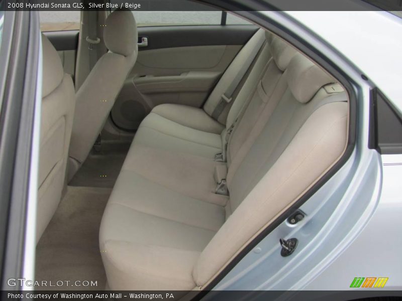 Silver Blue / Beige 2008 Hyundai Sonata GLS