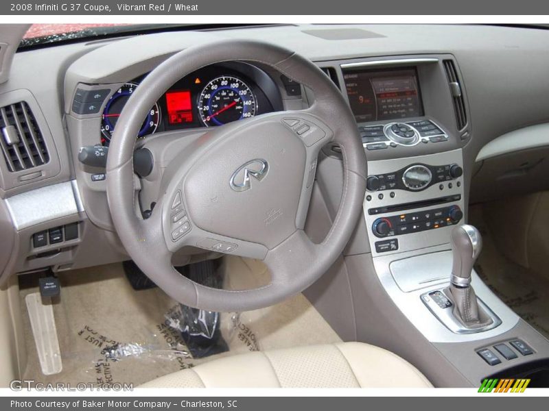 Vibrant Red / Wheat 2008 Infiniti G 37 Coupe