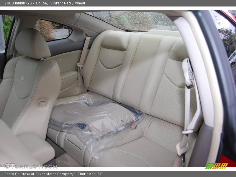 Vibrant Red / Wheat 2008 Infiniti G 37 Coupe