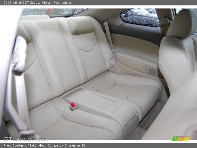 Vibrant Red / Wheat 2008 Infiniti G 37 Coupe