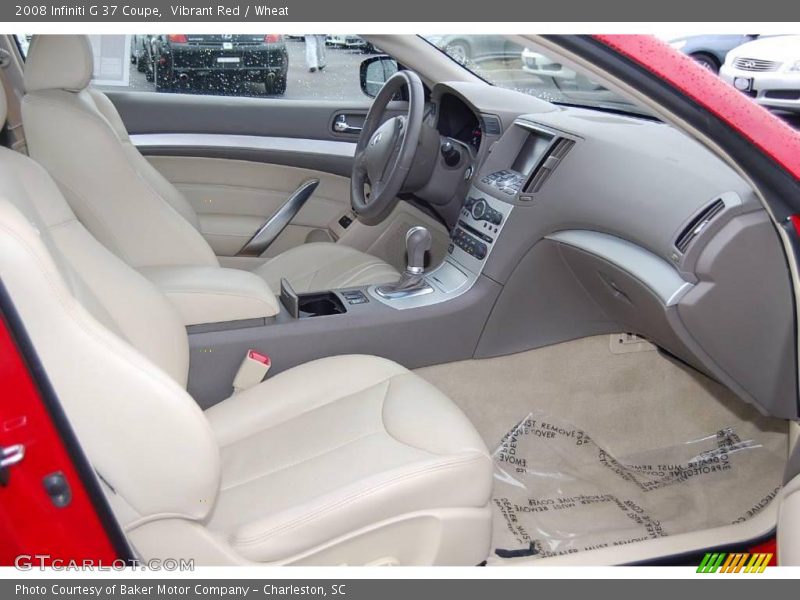 Vibrant Red / Wheat 2008 Infiniti G 37 Coupe