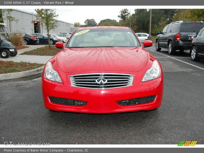 Vibrant Red / Wheat 2008 Infiniti G 37 Coupe