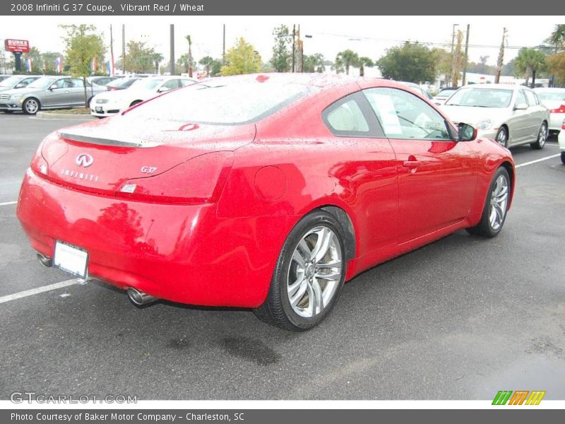 Vibrant Red / Wheat 2008 Infiniti G 37 Coupe