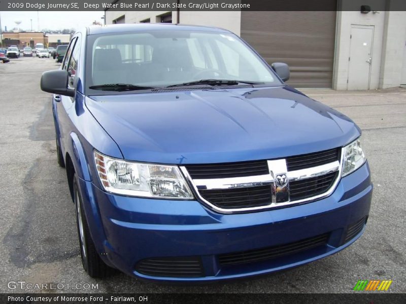 Deep Water Blue Pearl / Dark Slate Gray/Light Graystone 2009 Dodge Journey SE