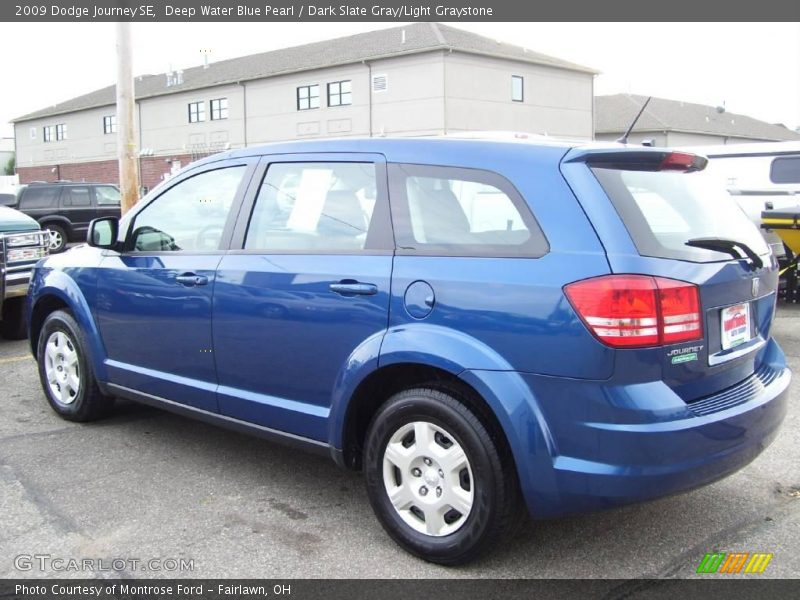 Deep Water Blue Pearl / Dark Slate Gray/Light Graystone 2009 Dodge Journey SE