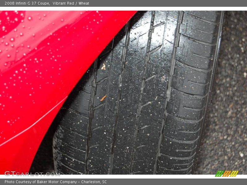 Vibrant Red / Wheat 2008 Infiniti G 37 Coupe