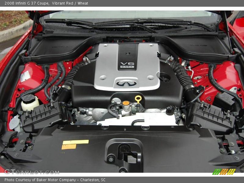 Vibrant Red / Wheat 2008 Infiniti G 37 Coupe