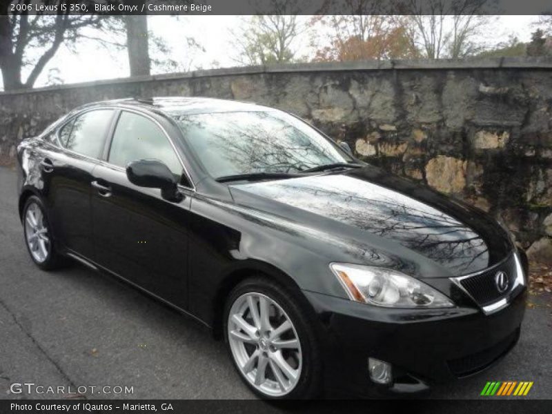Black Onyx / Cashmere Beige 2006 Lexus IS 350