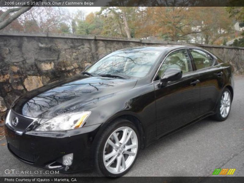 Black Onyx / Cashmere Beige 2006 Lexus IS 350