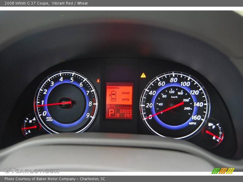 Vibrant Red / Wheat 2008 Infiniti G 37 Coupe
