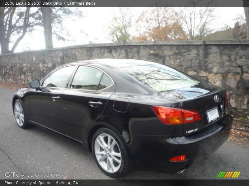 Black Onyx / Cashmere Beige 2006 Lexus IS 350