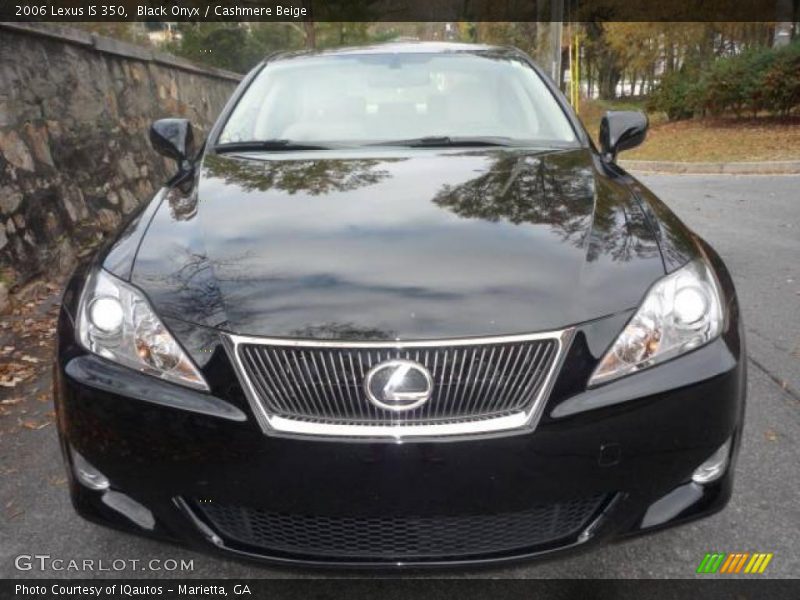 Black Onyx / Cashmere Beige 2006 Lexus IS 350