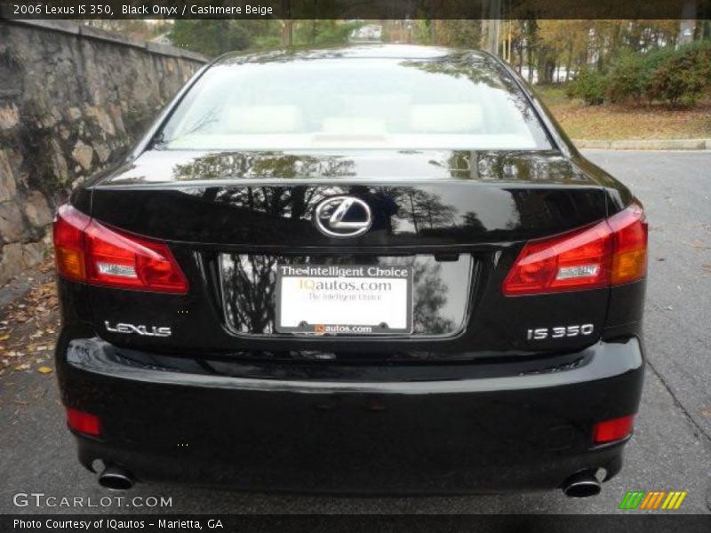 Black Onyx / Cashmere Beige 2006 Lexus IS 350