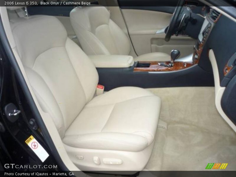 Black Onyx / Cashmere Beige 2006 Lexus IS 350