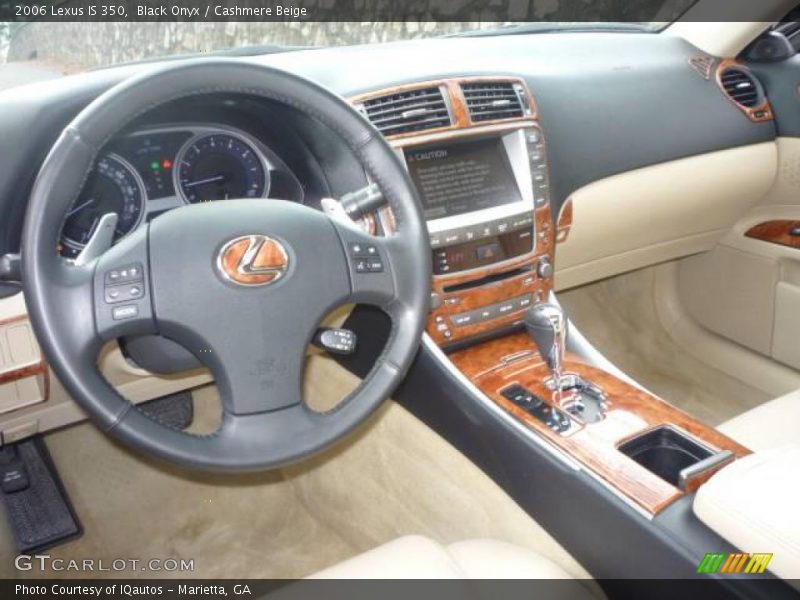 Black Onyx / Cashmere Beige 2006 Lexus IS 350