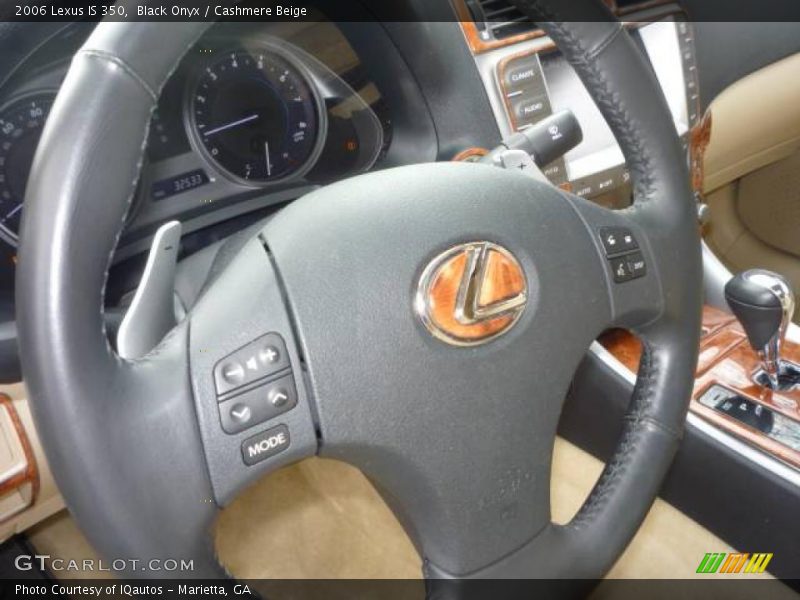 Black Onyx / Cashmere Beige 2006 Lexus IS 350