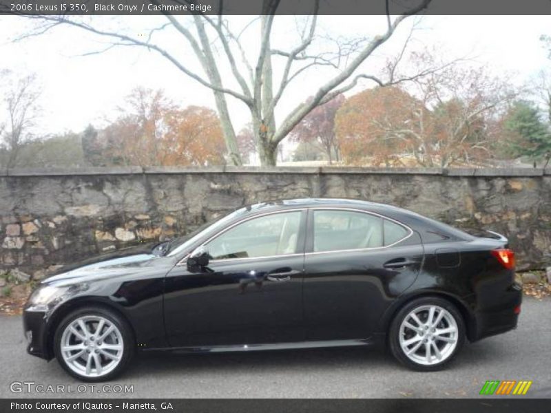 Black Onyx / Cashmere Beige 2006 Lexus IS 350