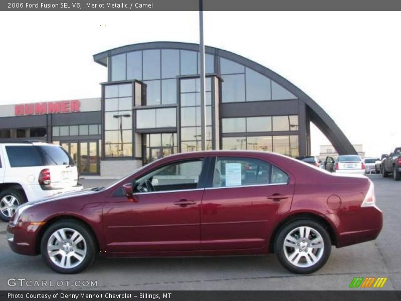 Merlot Metallic / Camel 2006 Ford Fusion SEL V6