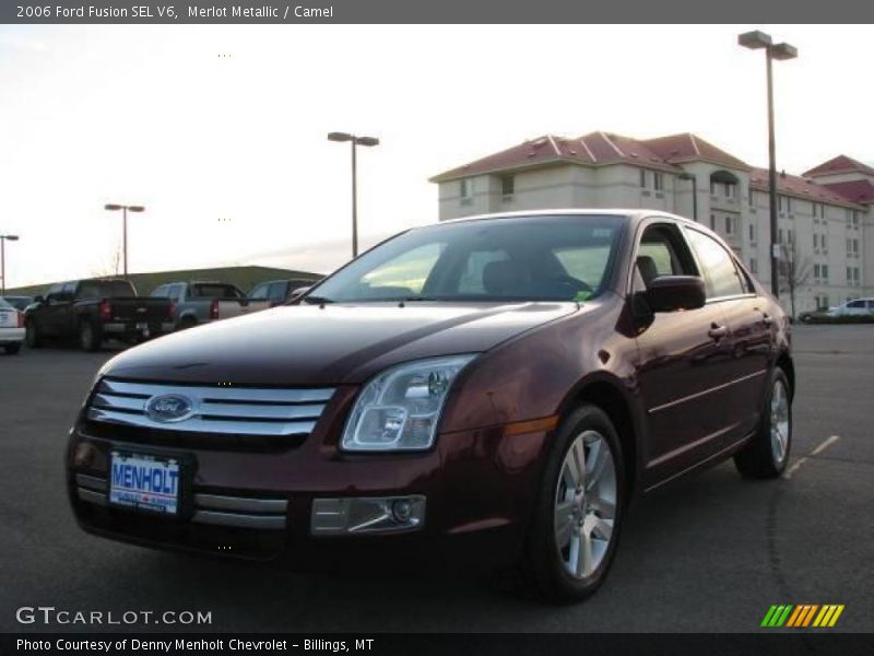 Merlot Metallic / Camel 2006 Ford Fusion SEL V6