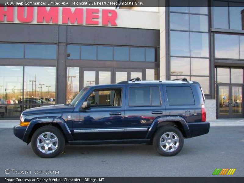 Midnight Blue Pearl / Medium Slate Gray 2006 Jeep Commander Limited 4x4