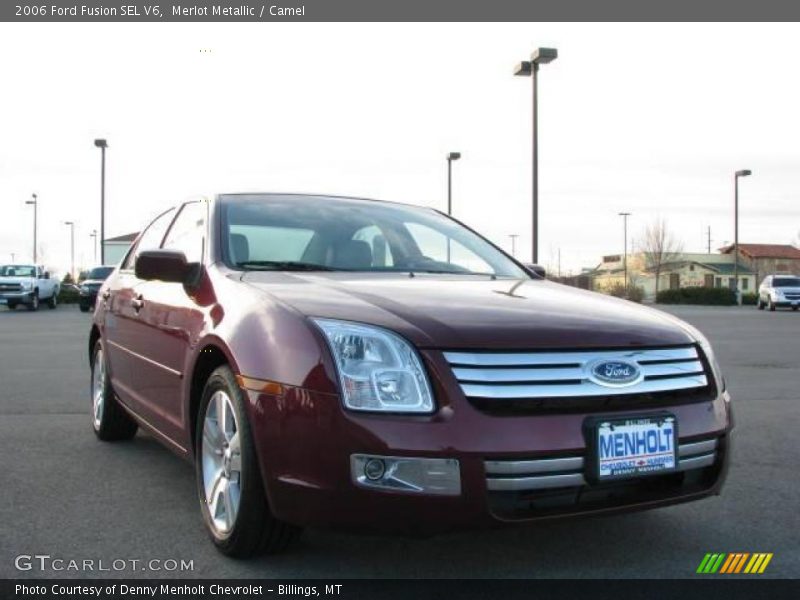 Merlot Metallic / Camel 2006 Ford Fusion SEL V6