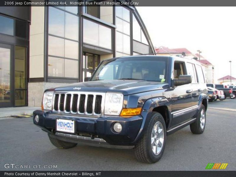 Midnight Blue Pearl / Medium Slate Gray 2006 Jeep Commander Limited 4x4