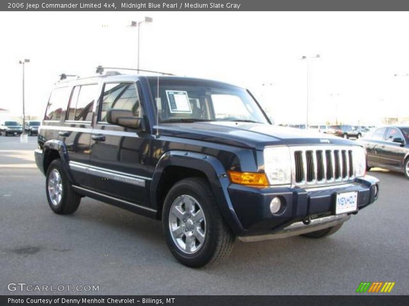 Midnight Blue Pearl / Medium Slate Gray 2006 Jeep Commander Limited 4x4