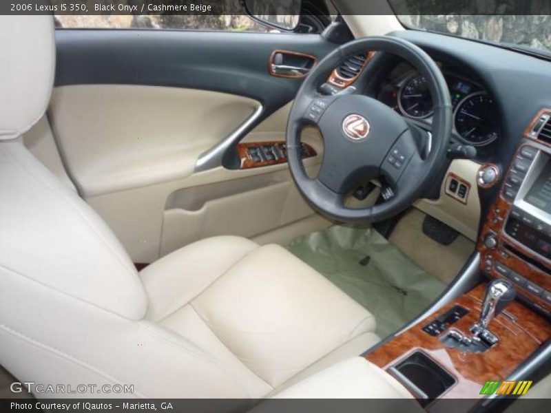 Black Onyx / Cashmere Beige 2006 Lexus IS 350