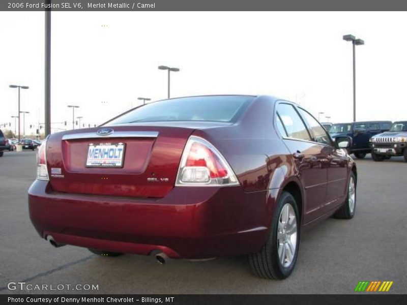 Merlot Metallic / Camel 2006 Ford Fusion SEL V6