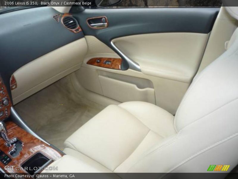 Black Onyx / Cashmere Beige 2006 Lexus IS 350