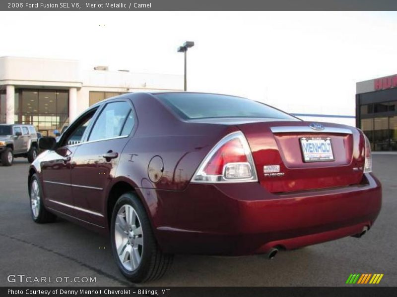 Merlot Metallic / Camel 2006 Ford Fusion SEL V6