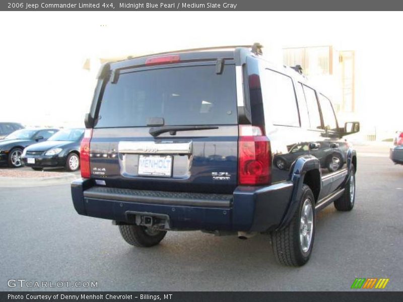 Midnight Blue Pearl / Medium Slate Gray 2006 Jeep Commander Limited 4x4