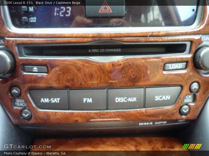 Black Onyx / Cashmere Beige 2006 Lexus IS 350