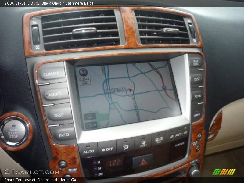 Black Onyx / Cashmere Beige 2006 Lexus IS 350