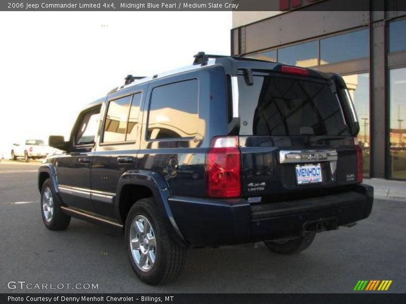 Midnight Blue Pearl / Medium Slate Gray 2006 Jeep Commander Limited 4x4